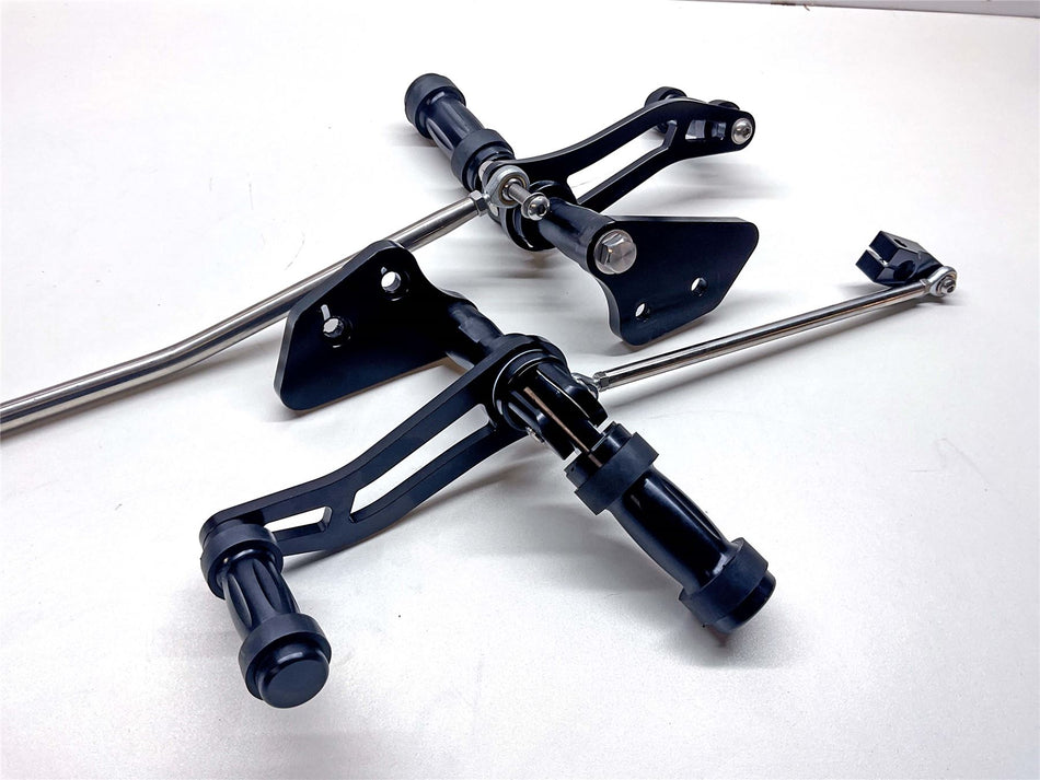 2015 Harley-Davidson Dyna Street Bob   Tarazon Billet Footrest and Pedal Set