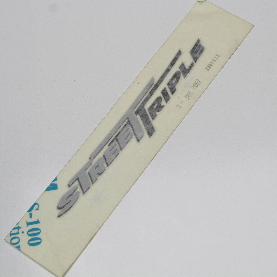 TRIUMPH STREET TRIPLE Rear Seat Fairing Decal Graphic - T2307625
