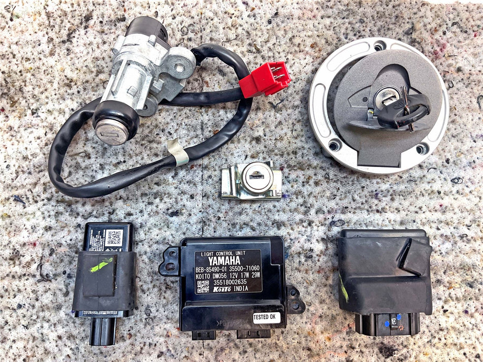 2023 Yamaha YZF-R 125 Full Lock Set / Key Set / ECU - B5GXH2501000