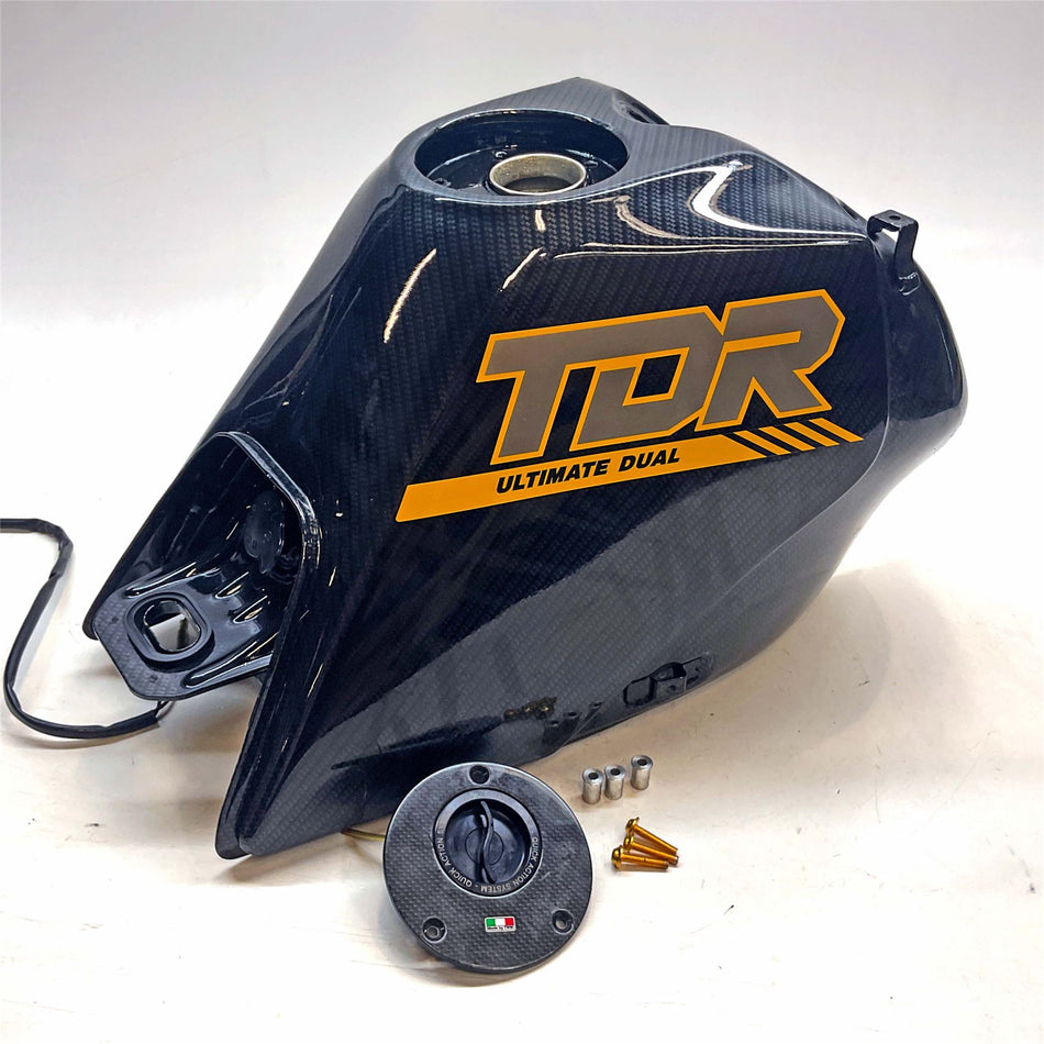 1989 Yamaha TDR250 Fuel Tank & Carbon Fibre Look Hydrodip - 2YK241100101