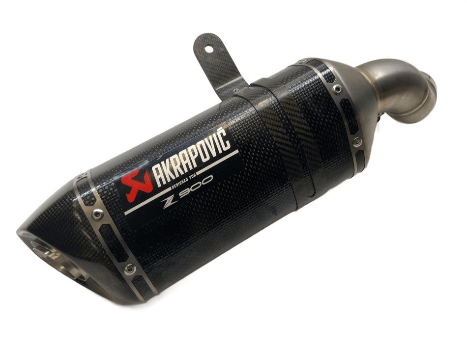 2026 Kawasaki Z900 Akrapovic Carbon Exhaust Muffler Silencer MHZ078