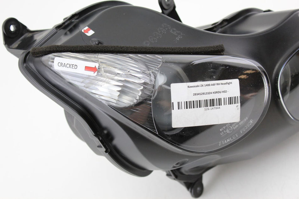 2006 KAWASAKI ZZR1400 R/H headlight unit part No - 293452913324