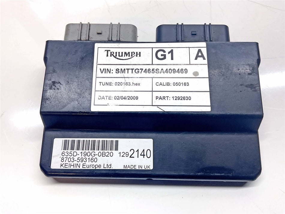 2009 Triumph Tiger 1050 ECU - 28575 Miles - T1299365