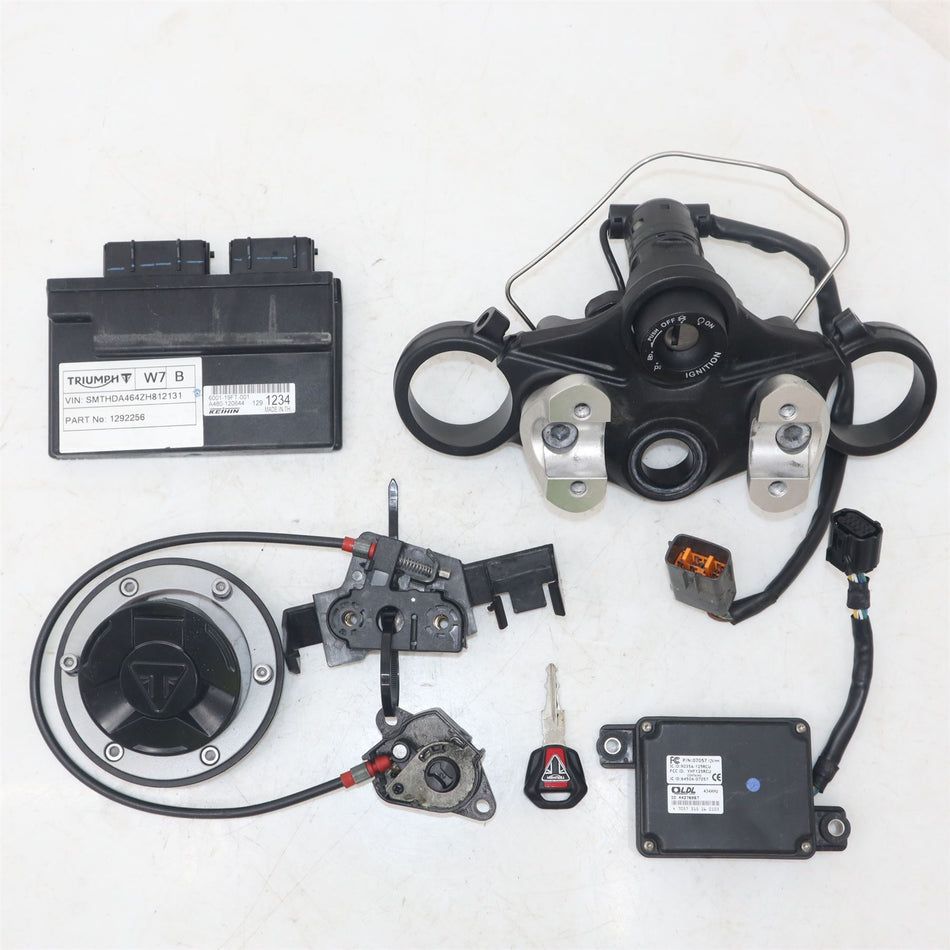 2017+ TRIUMPH STREET TRIPLE RS Lock Set W/ Immobiliser - T2507639