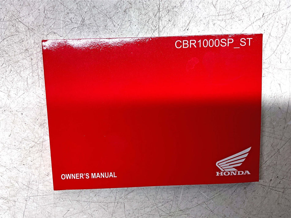 Honda CBR1000RR Fireblade SP Owners Manual
