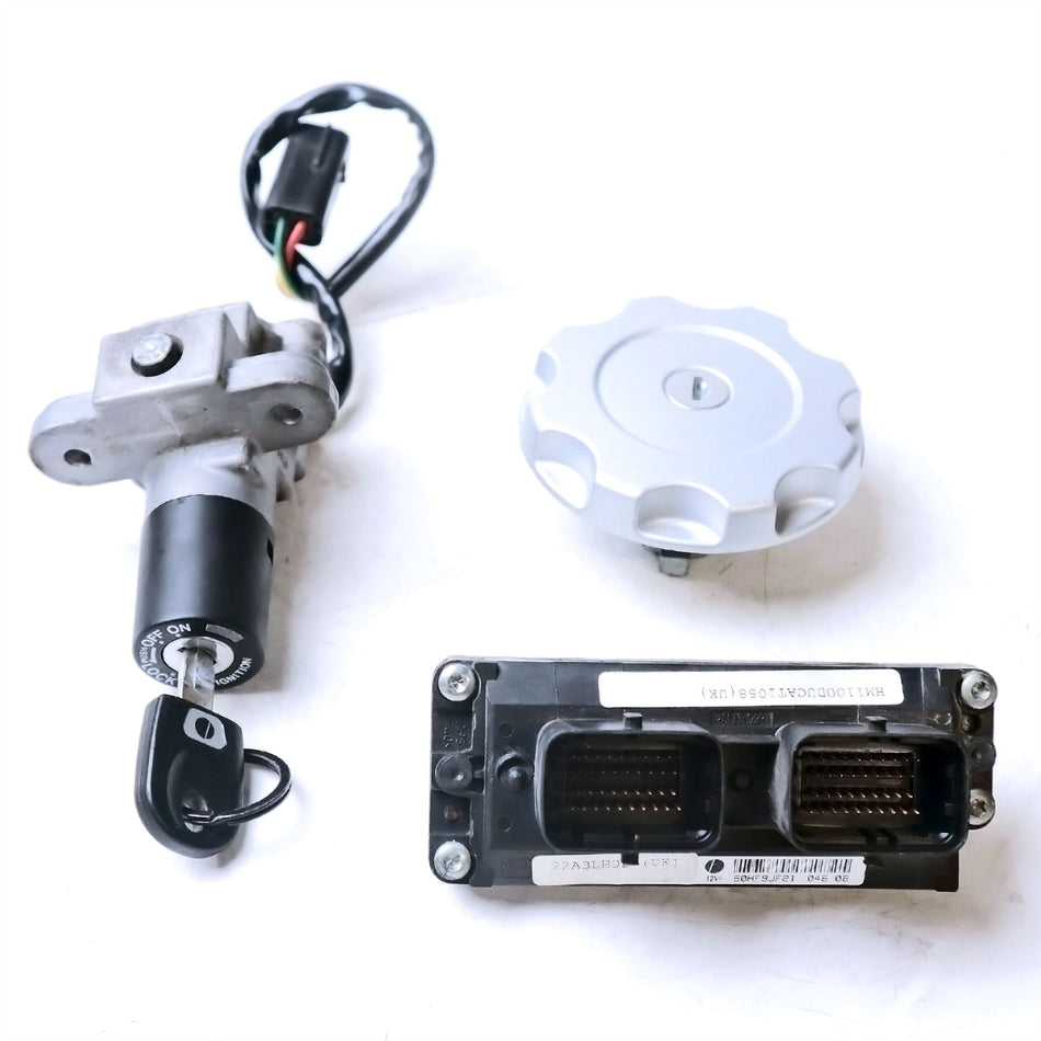 2008 Ducati Hypermotard 1100 Lock Set & ECU - 28641561A