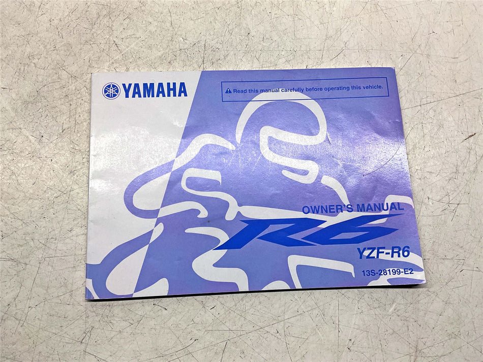 Yamaha YZF R6 Owners Manual