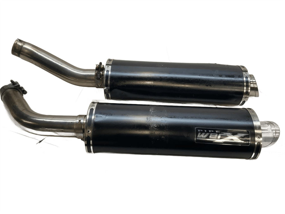 2004 Yamaha YZF R1 Pipe Werx Exhaust Muffler / Silencer BSAU193T2