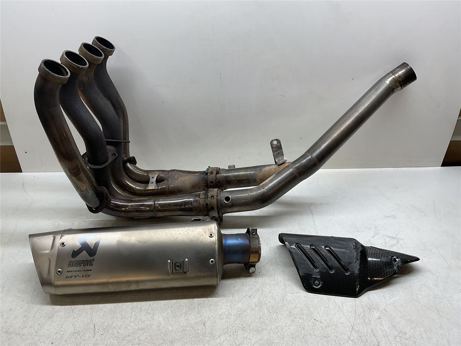 2016 Yamaha MT-10 full akrapovic Exchaust system