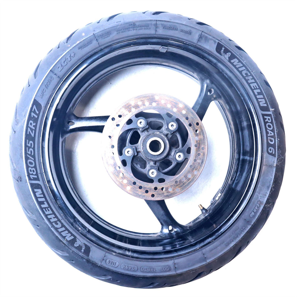 2014 Suzuki GSX-R750 Rear Wheel, Tyre & Disc - 6411114J00019
