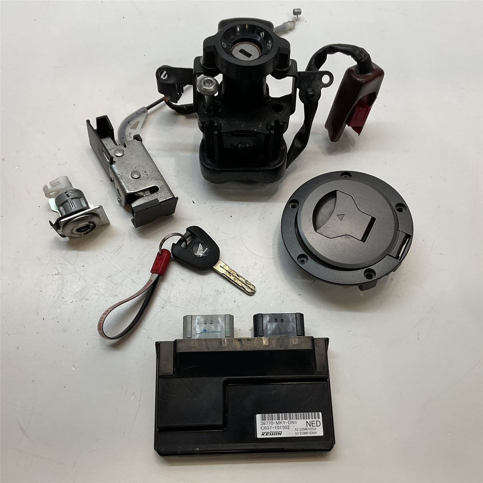 2023 Honda CB650R Full Lock Set & ECU - 10115 Miles - 35010MKYDP0