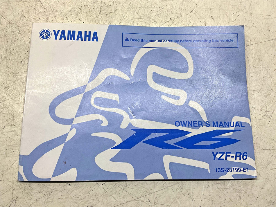 Yamaha YZF R6 Owners Manual