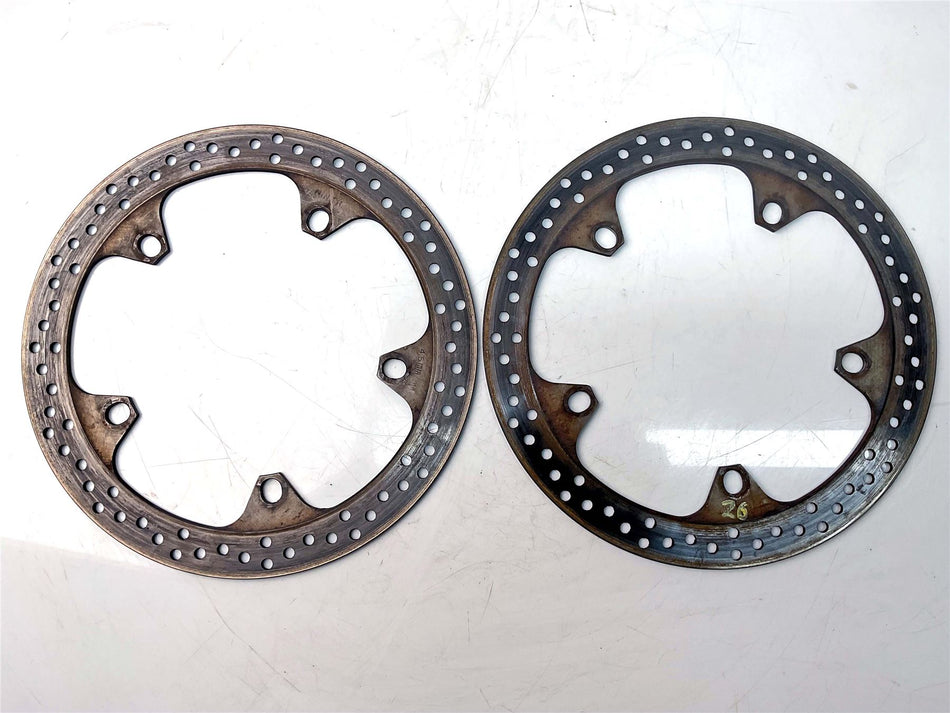 2002 BMW R1150R Front Brake Discs (Pair) - 34112338228