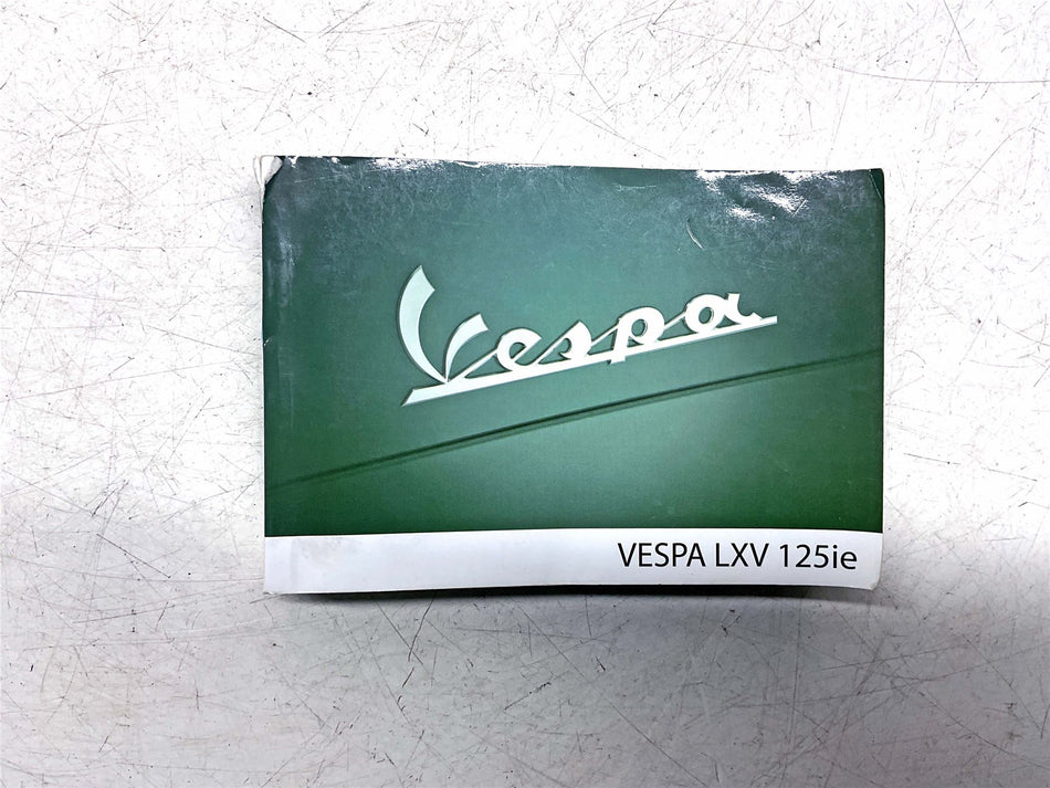 Vespa LXV Owners Manual