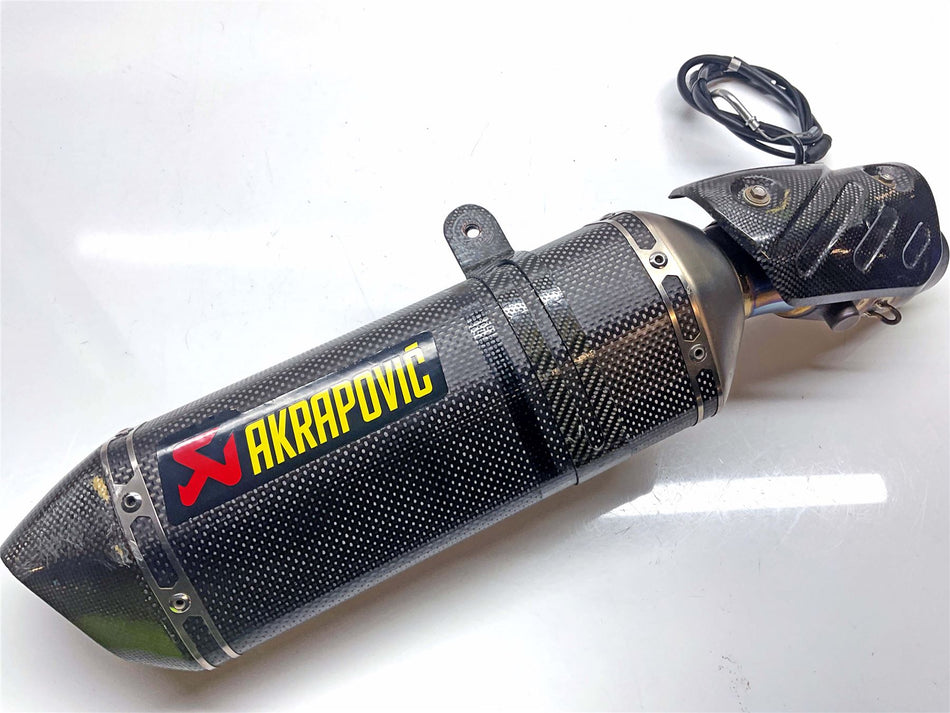 2015 Kawasaki Ninja ZX6R ZX636 Akrapovic Exhaust Silencer - US D550 134 S