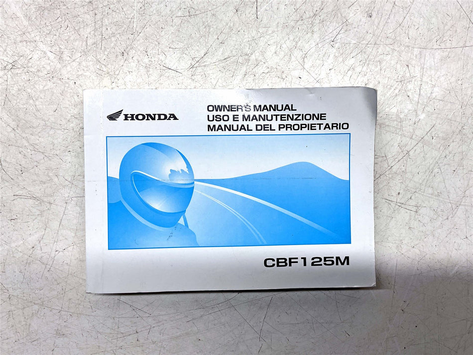 Honda CBF125 Owners Manual