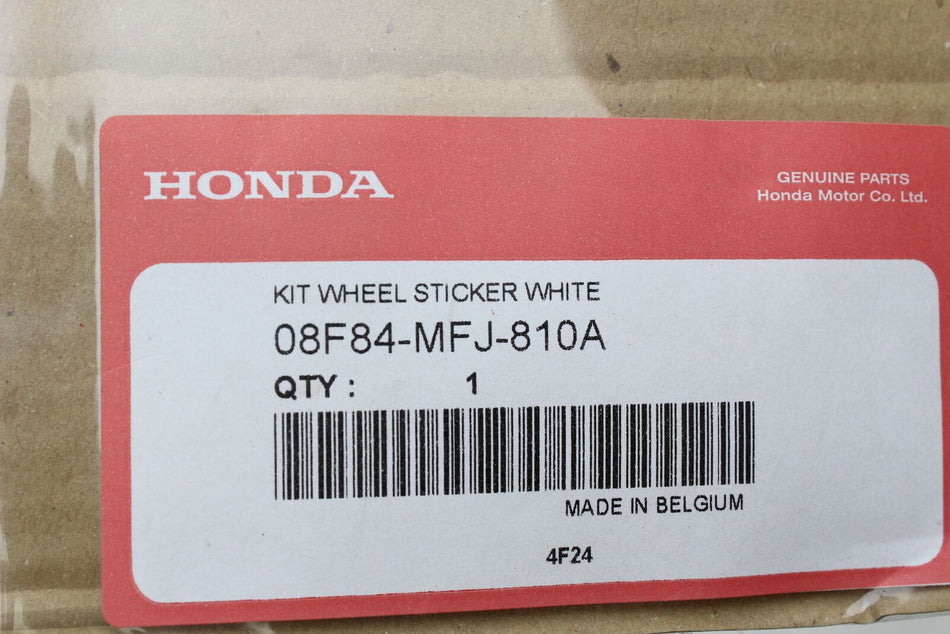 HONDA FIREBLADE / CB600 / CBF125 Wheel Decal Sticker Graphic # 08F84-MFJ-810A