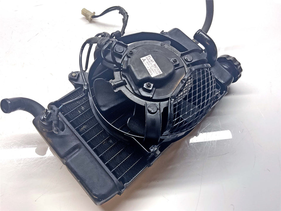 1989 Honda XRV650 Right Radiator and Fan - 19011MS8003