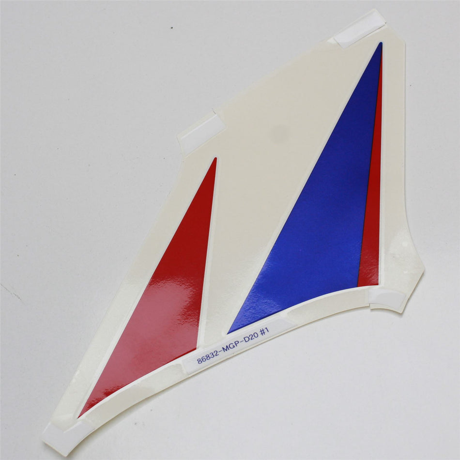 2012 HONDA CBR1000 FIREBLADE L/H Left Fuel Tank Decal Graphic  - 86832MGPD20ZB