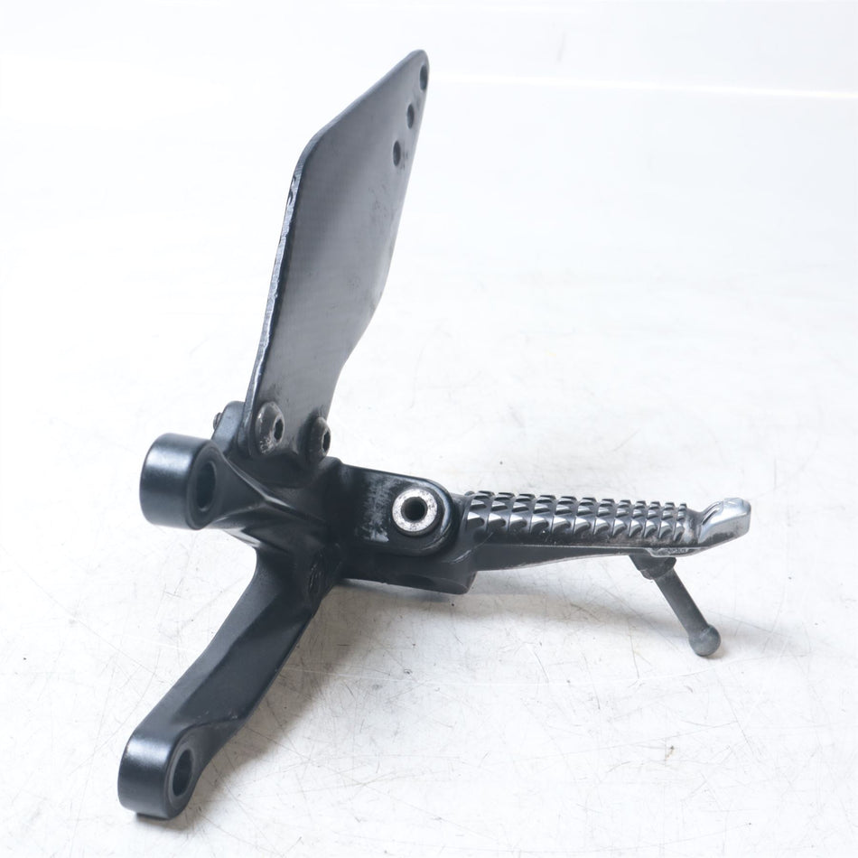 2009 Kawasaki Ninja ZX10R ZX1000 Front Left Footrest & Hanger - 35063022611E