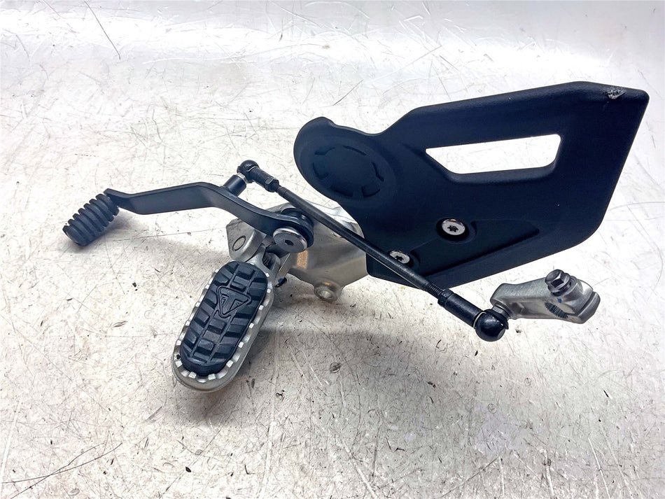 2024 Triumph Tiger 850 Sport Left Front Footrest Hanger & Gear Lever - T2082204