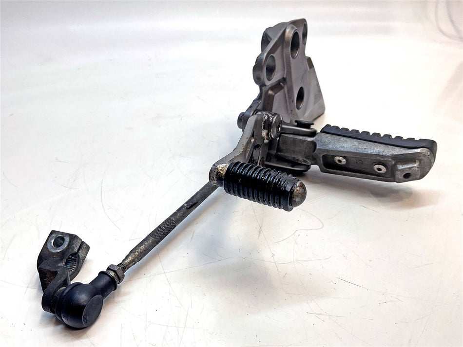 2011 Kawasaki Ninja 1000 ZX1000H ABS Front Left Footrest & Hanger - 350630726