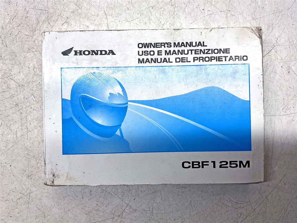 Honda CBF125 Owners Manual