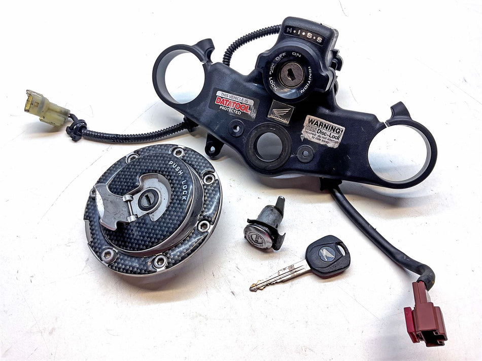 2010 Honda CBR600RR HISS Lock Set & ECU - 30430MFJ346