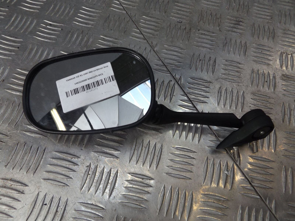 2012 YAMAHA YZF R1 14BC-060 LH LEFT HAND MIRROR 14B2628000