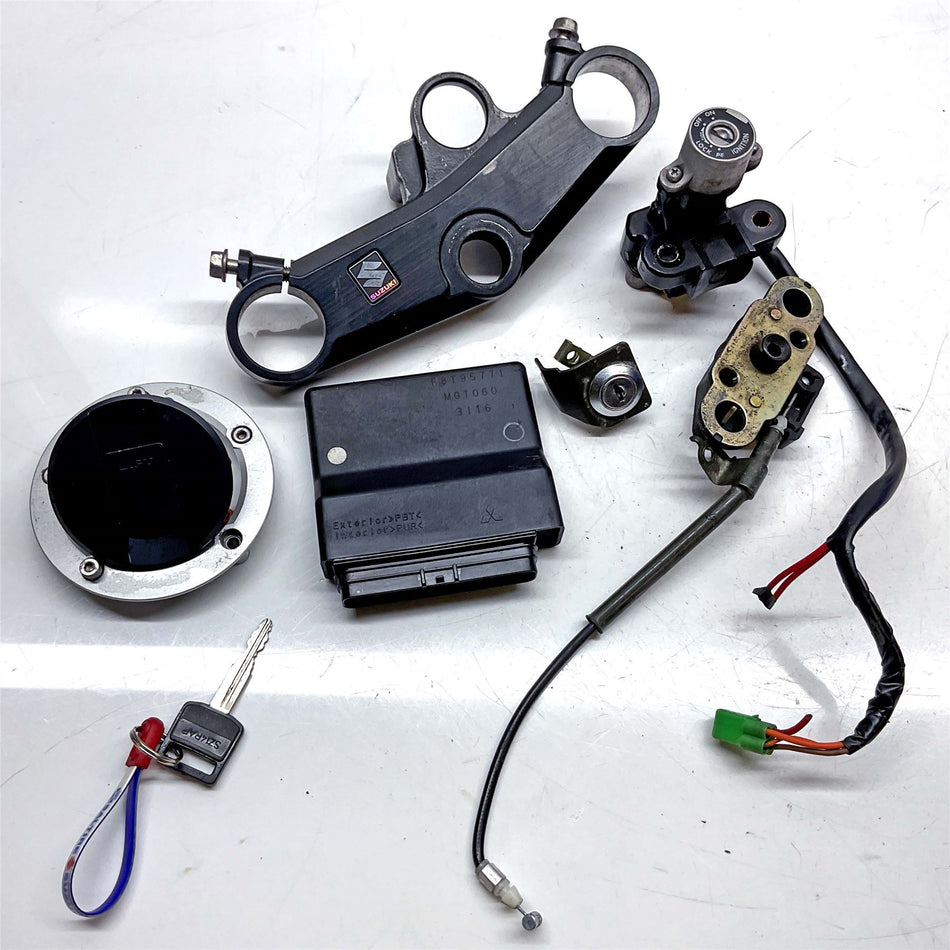 2004 Suzuki SV650S Full Lock Set & ECU - 12863 Miles - 3700016841000