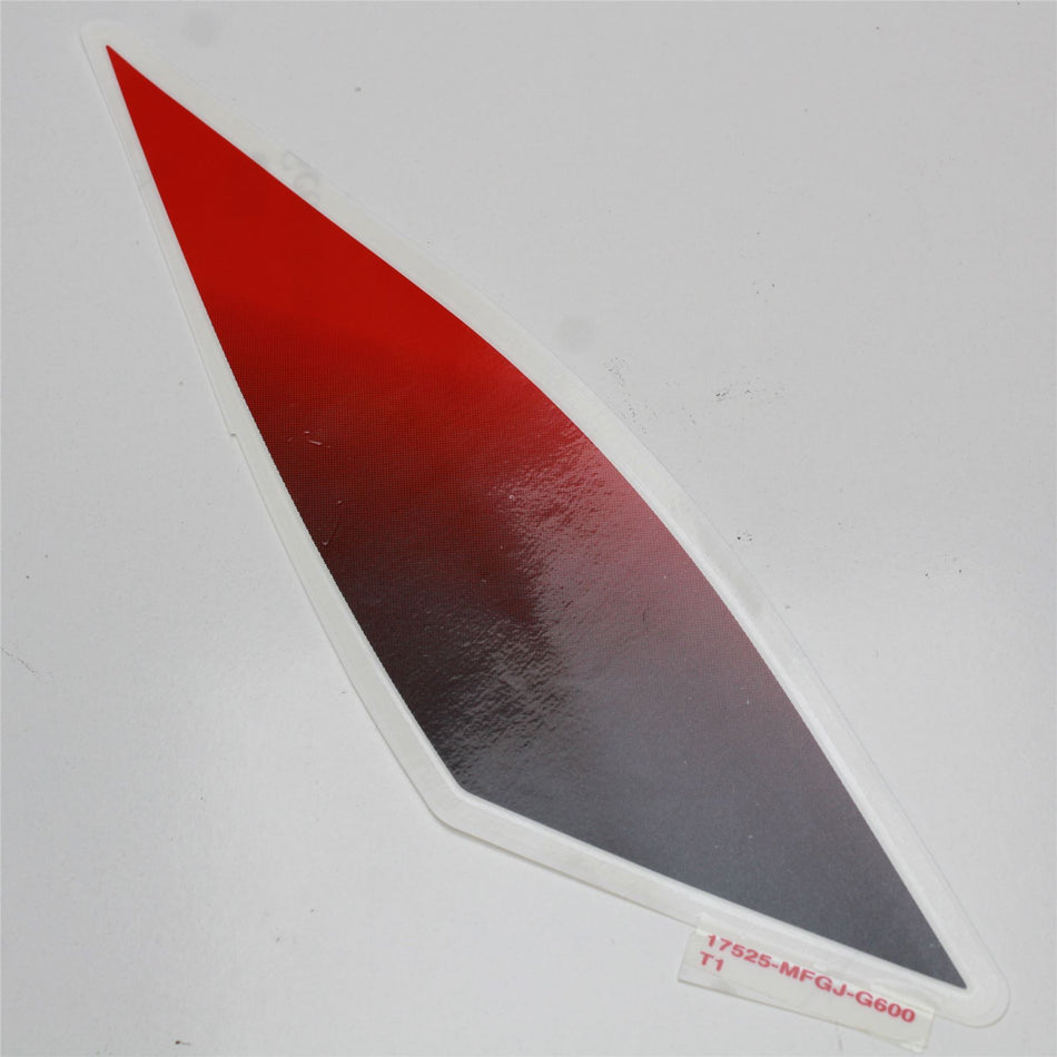 2009 HONDA CB600F R/H Right Fuel Tank Decal Graphic  - 17525MFGG60ZA