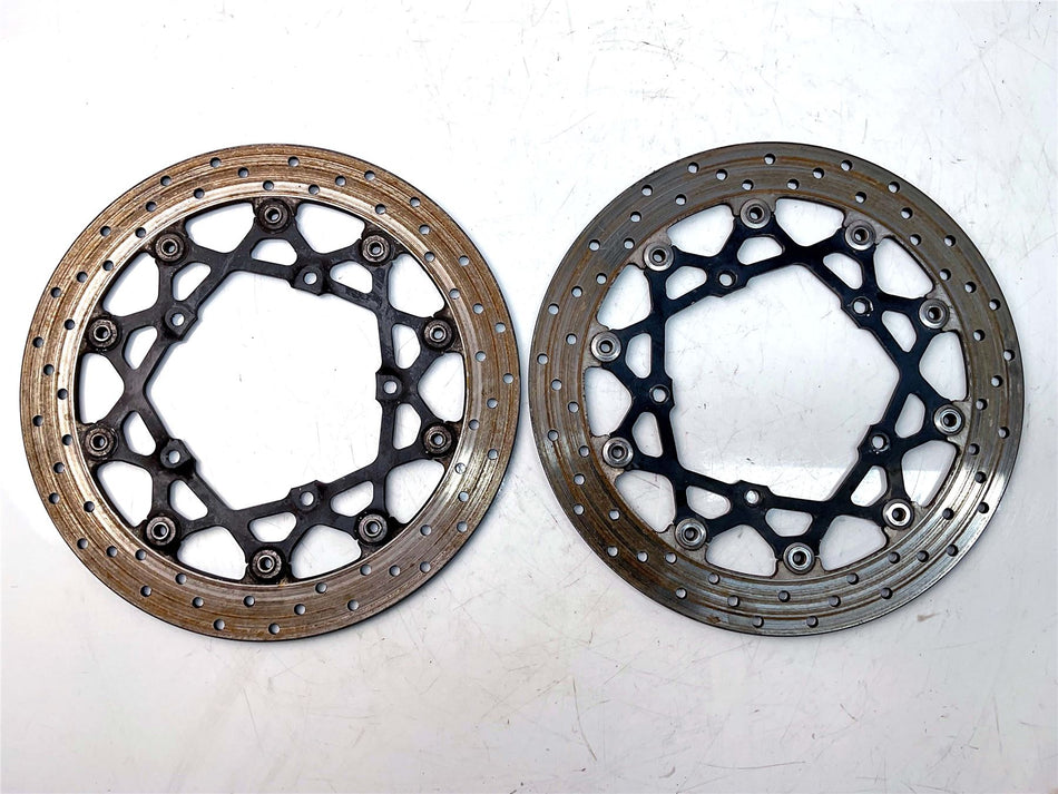 2009 Yamaha FZ1 Front Brake Discs (Pair) - 5D02581T1000