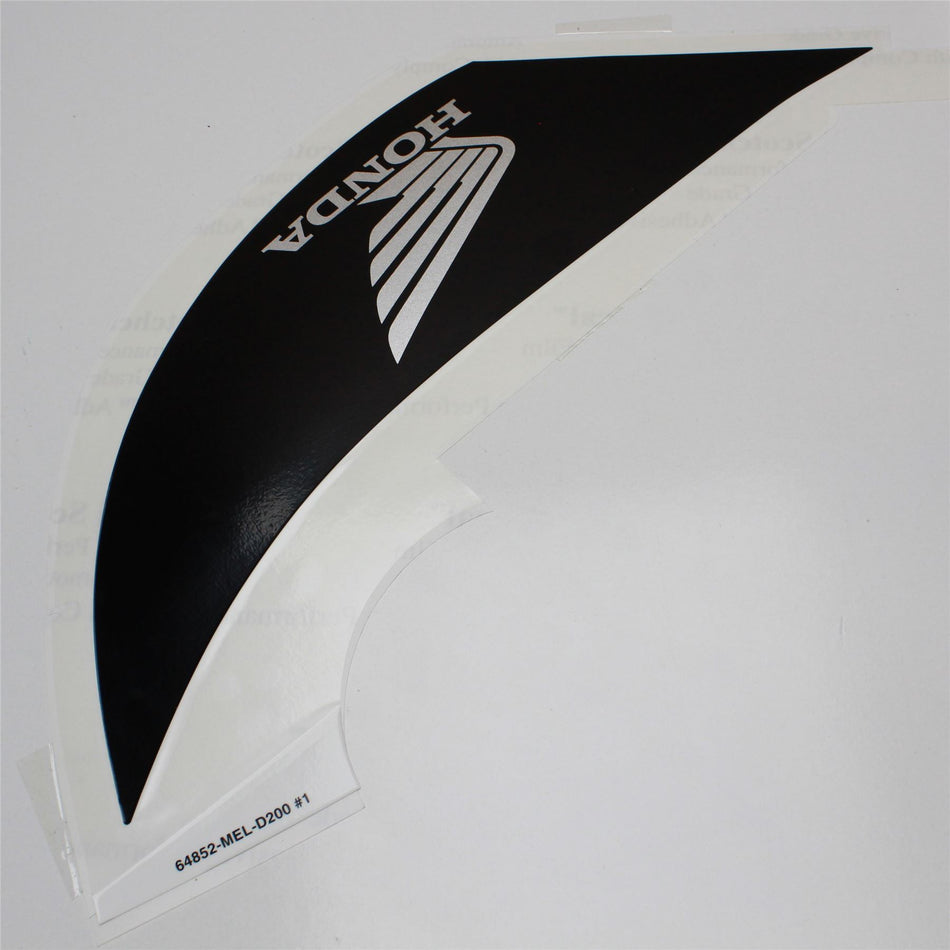 2006 HONDA CBR1000RR L/H Left Upper Fuel Tank Decal Graphic - 64852MELD20ZA