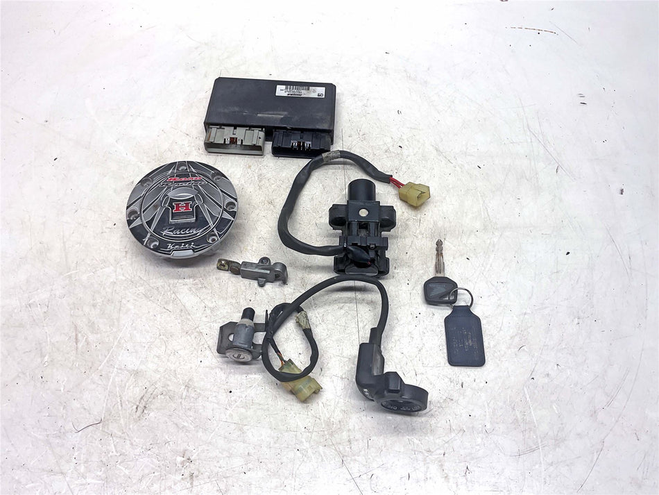 2002 Honda CBR900RR Lock Set & ECU - 33767 Miles
