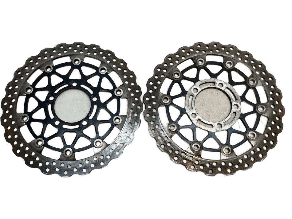 2009 Kawasaki Ninja ZX10R Front Brake Discs Pair 41080011811H