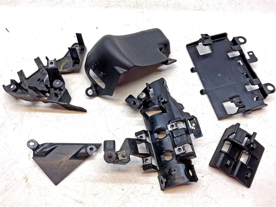2022 Triumph Bonneville T120 Black LE Selection of Plastic Brackets, Mounts and Covers