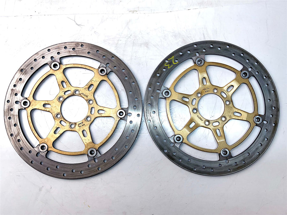2009 Aprilia Tuono 1000 BREMBO Front Brake Discs - 14547 Miles - 2B001136