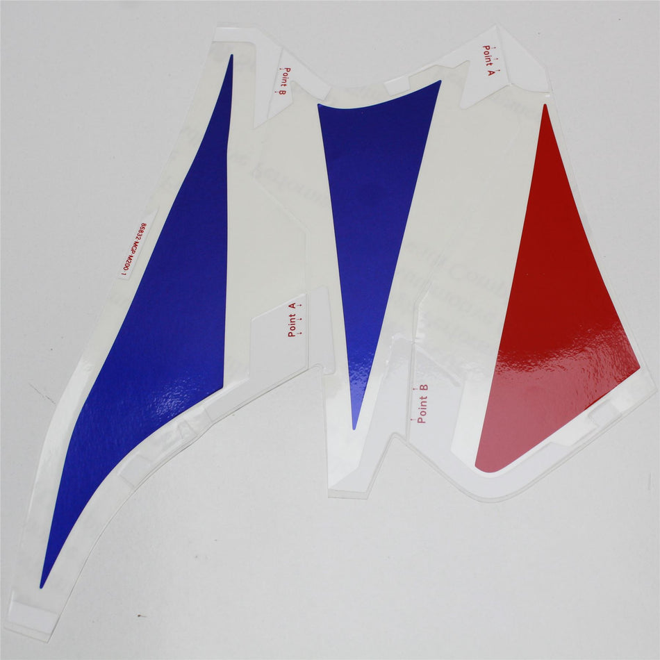 2015 HONDA CBR1000RR L/H Left Fuel Tank Decal Graphic Set - 83832MGPM20ZA