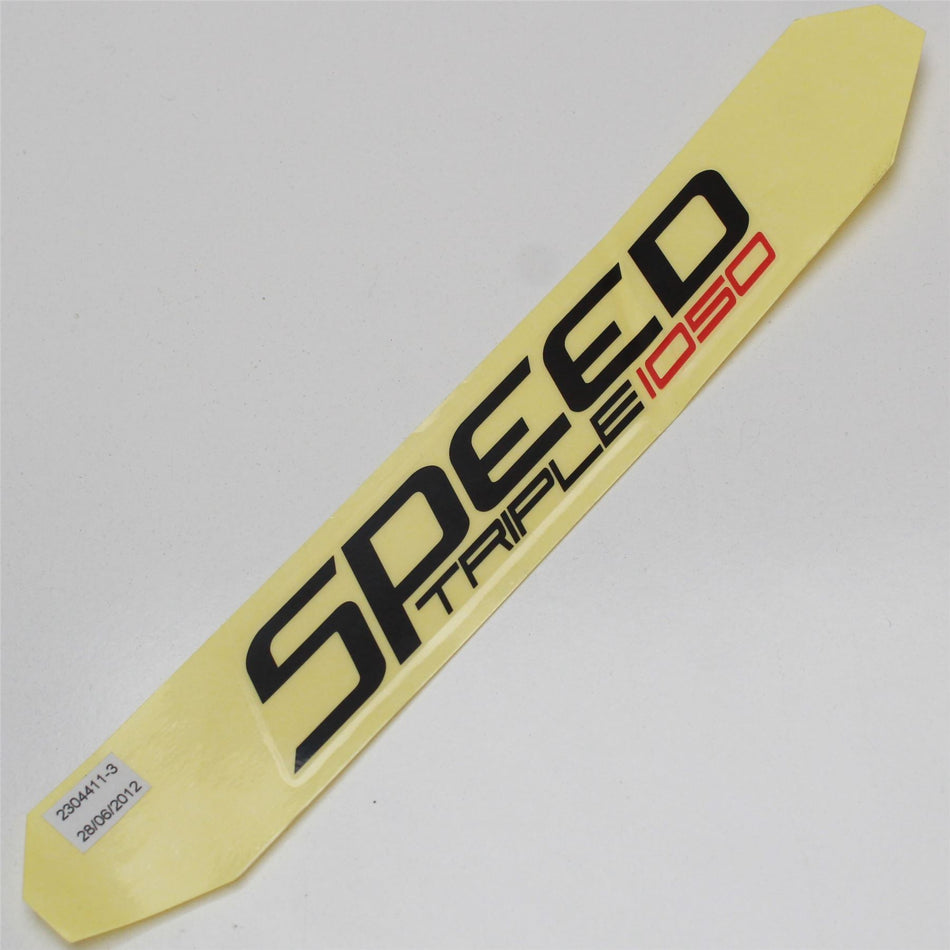 TRIUMPH SPEED TRIPLE Rad Cowl Panel Fairing Decal Graphic - T2304411