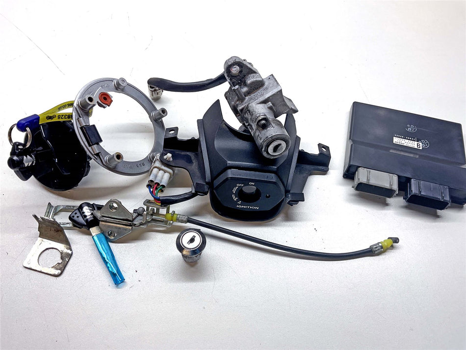 2021 Suzuki GSX-S1000F Lock Set & ECU - 18619 Miles - 37101048600