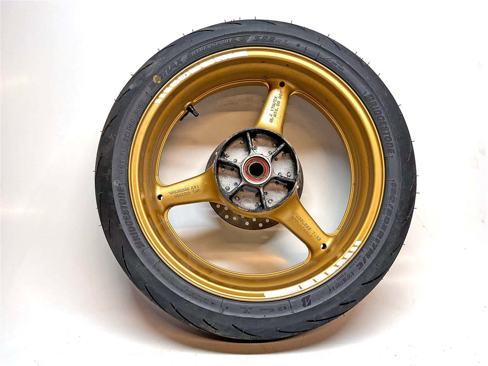 2010 Honda CBR1000RR Fireblade Rear Wheel & Tyre - 42650MFL000ZB