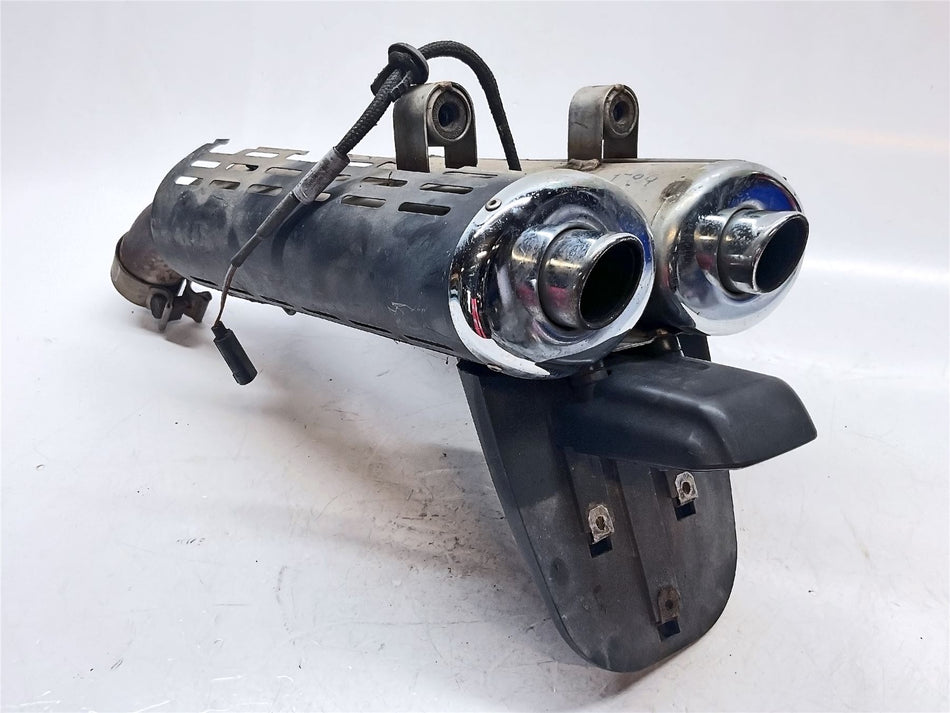 1999 BMW R1100S Twin Exhaust Silencers - 18121342599