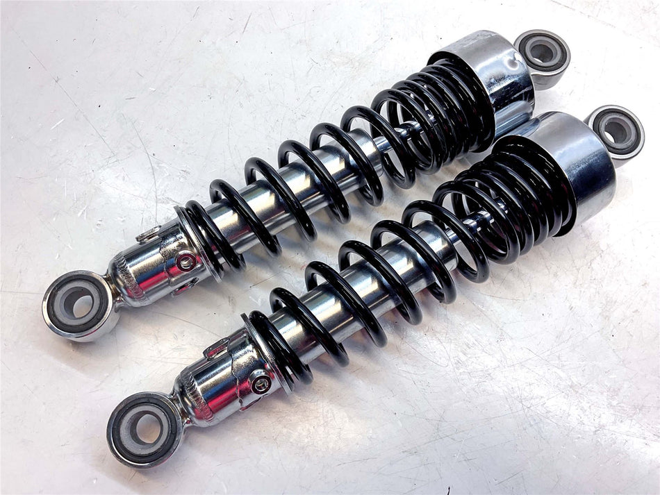 2025 Triumph Bonneville T120 Black Rear Suspension Shocks - 126 Miles - T2050479