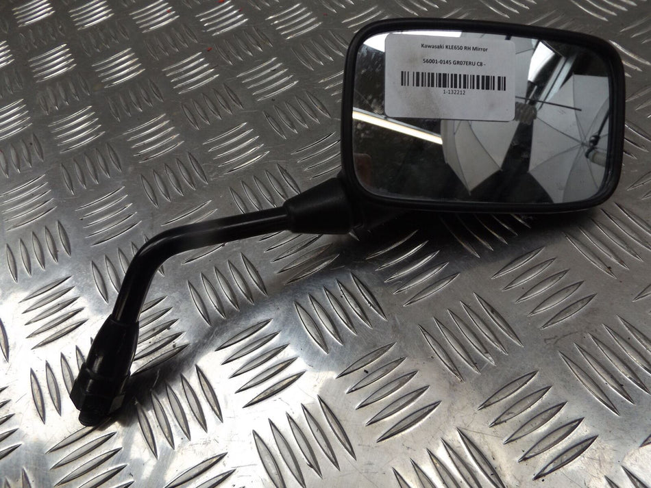 2007 KAWASAKI KLE650 VERSEYS RH RIGHT HAND MIRROR 56001-0145