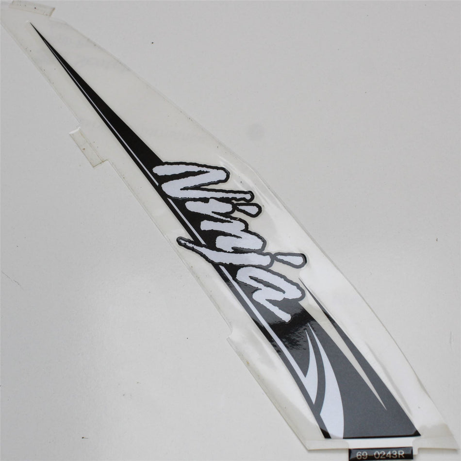 2010 KAWASAKI ZX1000 R/H Upper Main Fairing Cowling Decal Graphic - 560690243