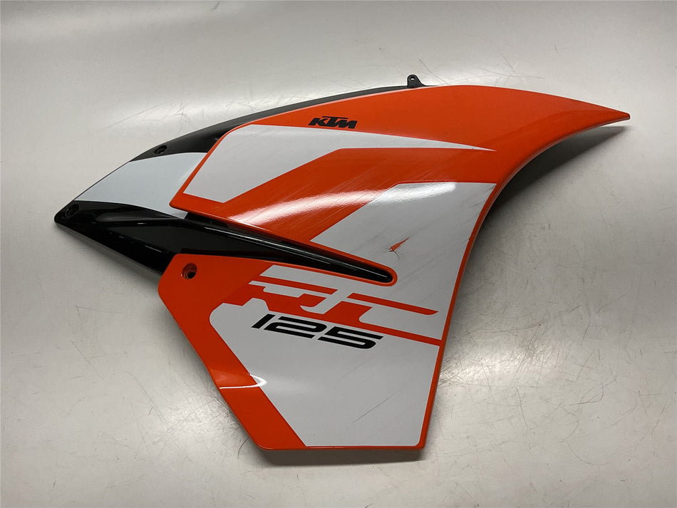 2017 KTM RC 125 Right Fairing (Orange/Black) - 90508051044EB