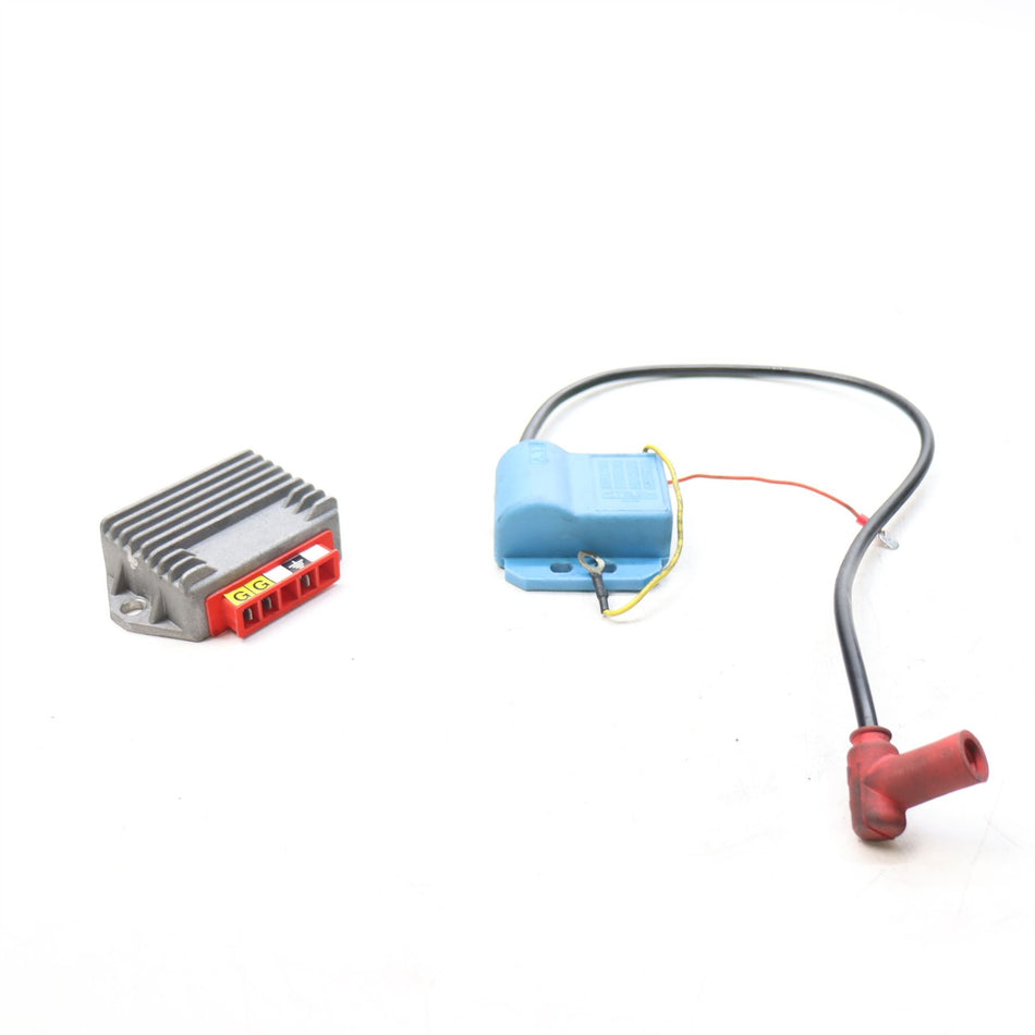 1980 Lambretta GP200 GP200 Ignition Coil & Voltage Regulator