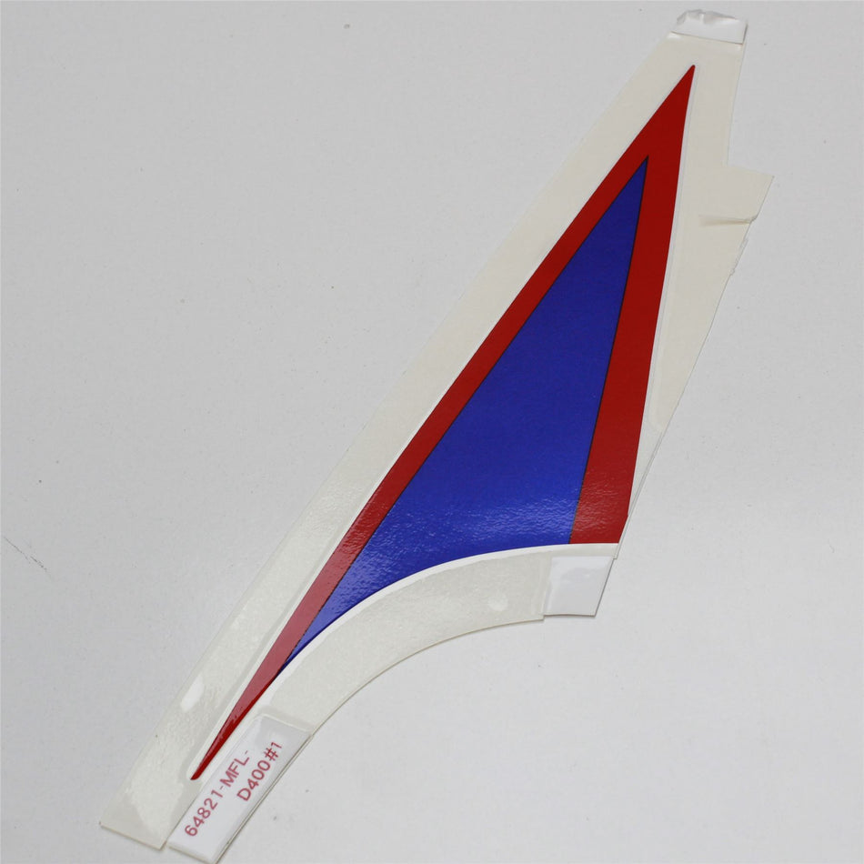 2010 HONDA CBR1000RR L/H Left Fuel Tank Decal Graphic - Half - 64821MFLD40ZA-POK