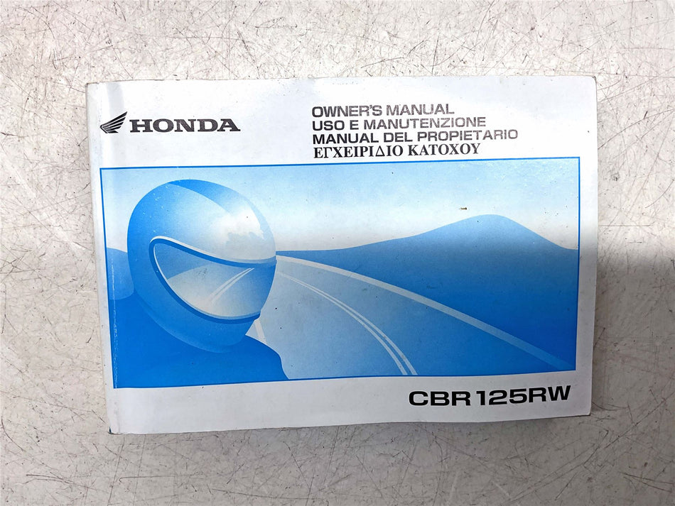 Honda CBR125R Owners Manual