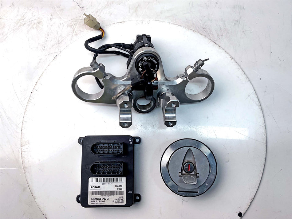2009 Aprilia Tuono 1000 Lockset & ECU - B043920